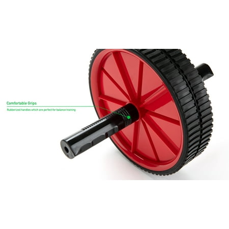 Mind Reader  Ab Roller Wheel is easy - Black
