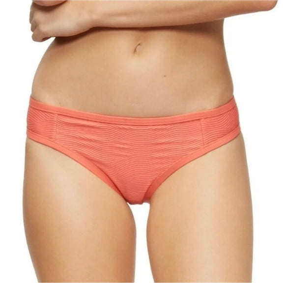 Tavik Womens Jayden Full Coverage Bikini Swim Bottom, Orange, Large