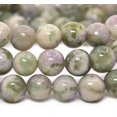 thumbnail image 2 of Natural Peace Jasper Gemstone 8mm Round Beads Stretch Bracelet 7 Inch Unisex, 2 of 2