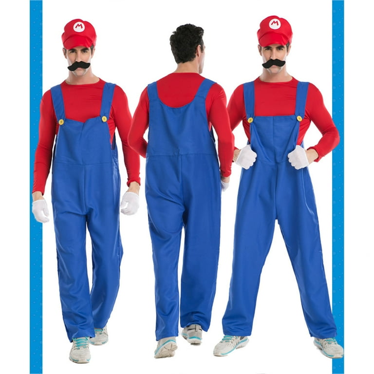 The Super Mario Bros. Movie Bowser Cosplay Jumpsuit Halloween Party Suit