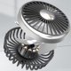 thumbnail image 3 of Ventilador de manguera de doble cabezal, accesorios de ventilador de refrigeración automático, fácil de instalar, ventilador de asiento de 3, 3 of 8