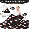 thumbnail image 3 of Black Christmas Santa Pattern Toddler Nap Mats for Kids Preschool,60"x20" Sleeping Mat Bag or Kids,Toddler Sleeping Bag,Toddler Nap Mat or Daycare, 3 of 6