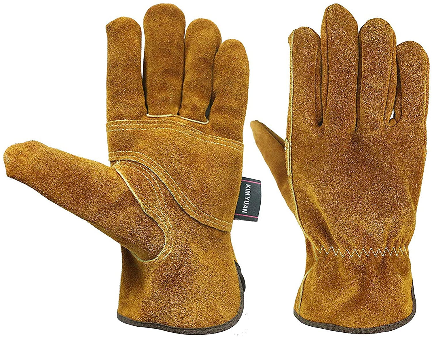Sandy Brown New Falconry Glove Single Layer Ladies Palm Suede Leather 12" 