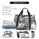 thumbnail image 5 of Fotbe Majestic Snowy Wolf Bolsa de Viaje con Estampado, Bolsa de Fin de Semana para Mujer con Compartimento para Zapatos, Bolsa de Gimnasio con Bolsillo Húmedo, 5 of 7