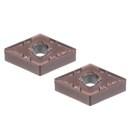 

Uxcell Turning Insert DNMG150608-PM Titanium Alloy Indexable Tool for MDQN Series Holder 2Packs