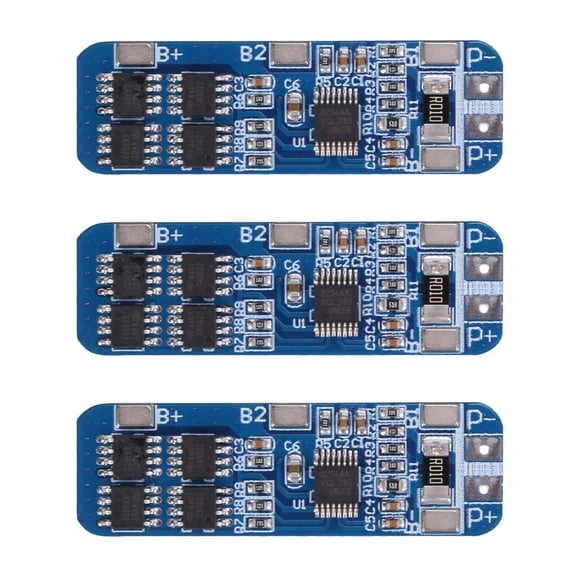 3X 3S 10A 12V MóDulo del Tablero de Protección del Cargador de Batería de Litio para 3Pcs 18650 Celda de Batería de Ión de Litio Bms 10.8V 11.1V 12.6V