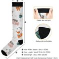 thumbnail image 3 of GZHJMY Christmas Compression Socks, Women Men Long Stocking (20-30mmHg), Travel Knee High Stockings for Athletic Sports,Running,Cycling,Nursing, 3 of 7