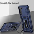 thumbnail image 3 of GHSDFBB for Samsung S22 Case,Multi-Functional Ultra Slim Samsung S22 Case with Sliding Camera Cover & Magnetic Kickstand Shockproof Protective Phone Case for Samsung Galaxy S22 5G(2022),Blue, 3 of 7