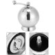 thumbnail image 4 of 304 Stainless Steel Pepper Grinder - Spherical Salt Mill, 4 of 5