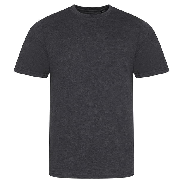 AWDis - Camiseta de mezcla triple para hombre (Gris Jaspeado)