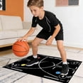 thumbnail image 4 of MezoJaoie Basketball Dribbling Mat Ball Sports Training Gear Basketball Footstep Practice Mat for Kids Adults Players Athletes School Teams Trainers Fitness Enthusiasts PE Teachers Home Gym, 4 of 10