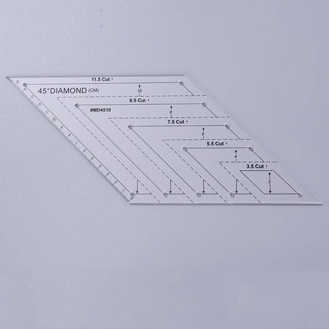Cqxid Ruler Under $5 Quilting Templates Sewing Machine Domestic Free Motion Transparent Straight