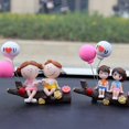 thumbnail image 4 of Adornos para coche Lindo árbol en forma de pareja Accesorios para coche Adornos para coche Globo de confesión, 4 of 6