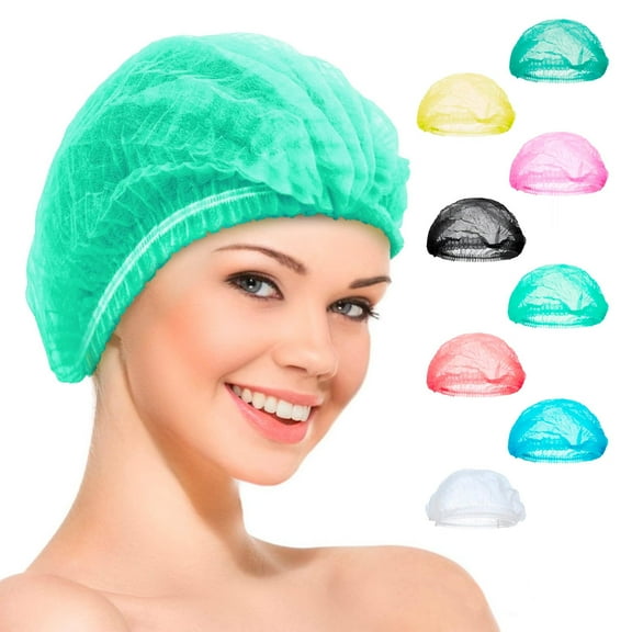 Abc Pack & Supply Disposable Polypropylene 21" Bouffant Caps for Medical, Teal 100 Pack