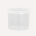 thumbnail image 2 of Storage Box,Storage Cases Storage Containers Round Plastic Box Transparent Round Box Organizer Air Puff Box Cotton Swab Toothpick Tool Box Coffee Cup Small Round Bucket, 2 of 6