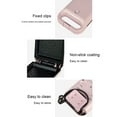 thumbnail image 3 of Yibooy Electric Sandwich Maker Bread Presser Portable for Home Kitchen (Pink), 3 of 10