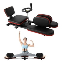 Leg Stretcher with 62.2" Length & 6" PU Cushion, 330 LBS Red Leg Stretching Split Machine with Steel Frame & 0~240° Range, Flexibility Stretching Machine with 360° Casters, for Fitness Center, Gym
