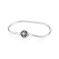 thumbnail image 1 of Original 925 Sterling Silver Bracelets Bangles Crystal Ball Love Heart Clasp Beads Charms Moments Bracelet For Women DIY Jewelry, 1 of 5