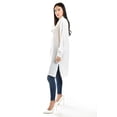 thumbnail image 2 of Blusa de corte largo Roman Fashion /Juvenil, 1008 (Blanco) blanco CH, 2 of 4