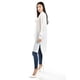 thumbnail image 2 of Blusa de corte largo Roman Fashion /Juvenil, 1008 (Blanco) blanco CH, 2 of 4