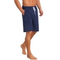 thumbnail image 4 of INSPIRE CHIC Men's Multiple Pockets Drawstring Waist Summer Board Shorts 32 Dark Blue, 4 of 4