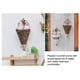 thumbnail image 4 of Macetas decorativas para el hogar y la sala de estar, maceteros colgantes de pared de ratán, 4 of 5