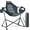Upgraded Navy, variant on Grey Hammock Camping Chair with Adjustable Heights, Backrest and Cup Holder for Outdoor Hiking