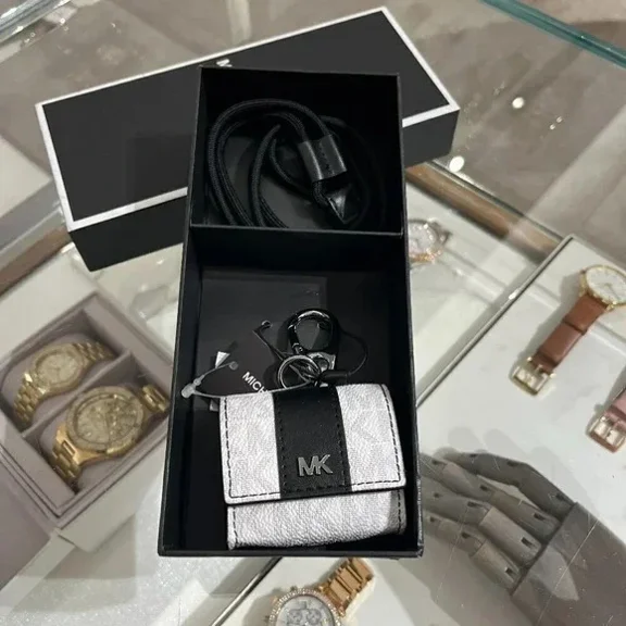 MICHAEL KORS Hudson Logo Lanyard Case for Apple AirPods Pro®