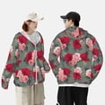 thumbnail image 4 of Lsque Rose Flowers UPF 50+ Lightweight Sun Protection Men's Women's Long Sleeve Shirt, Hoodie Performance -3X-Large, 4 of 9
