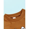 thumbnail image 5 of Newborn Baby Boy Girl Halloween Outfit Ghost Oversized Sweatshirt Romper Casual Long Sleeve Jumpsuit Cute Fall Clothes, 5 of 8
