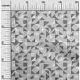 thumbnail image 2 of oneOone Polyester Lycra Light Gray Fabric Geometric Craft Projects Decor Fabric Printed By The Yard 56 Inch Wide, 2 of 6