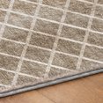 thumbnail image 5 of Addison Rugs Dream Shag Premium Machine Washable Transitional Lattice Taupe Rectangle Rug, 3' x 5', 5 of 8