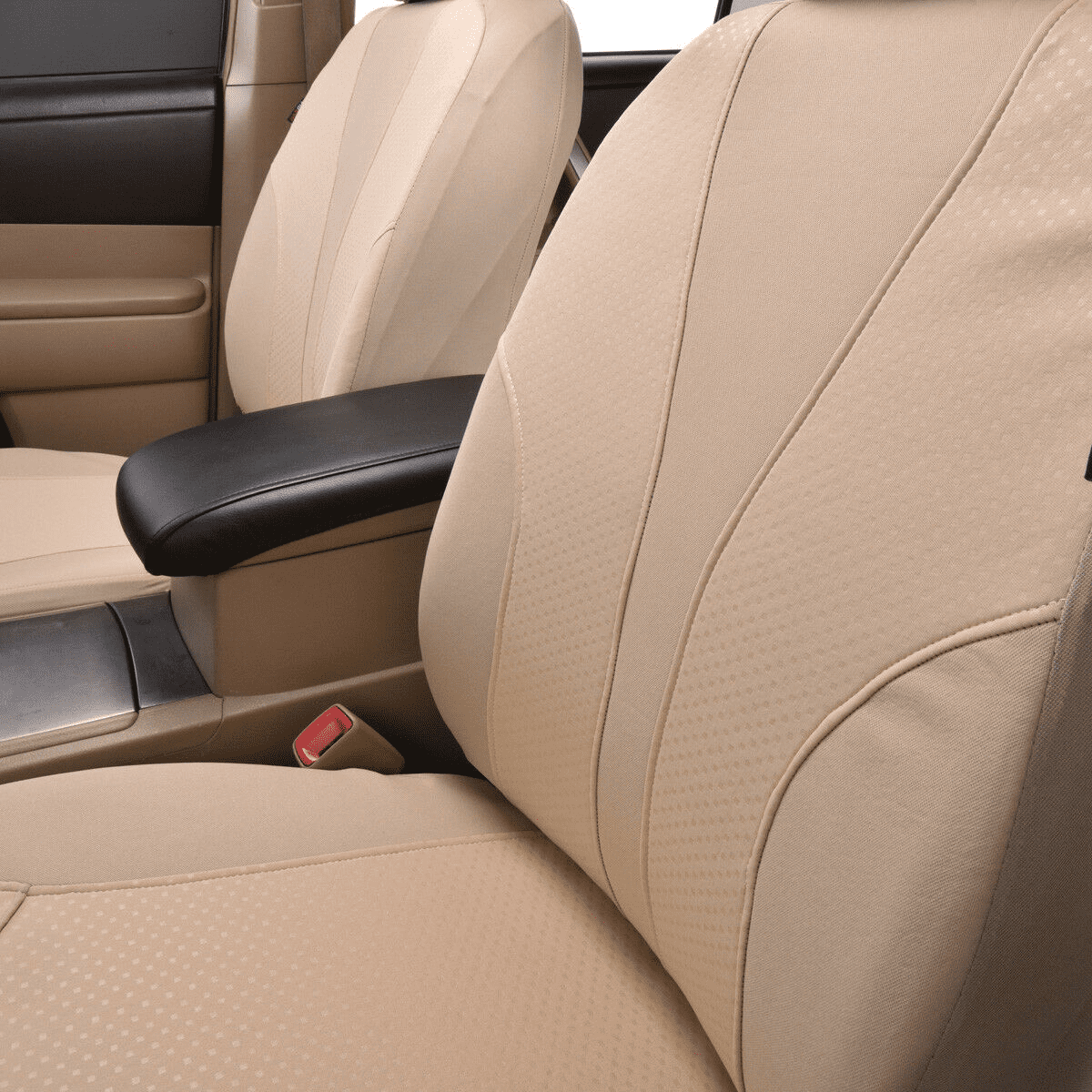 Flying Banner Universal Full Set Washable Car Seat Covers for Car Truck SUV Van Solid Beige