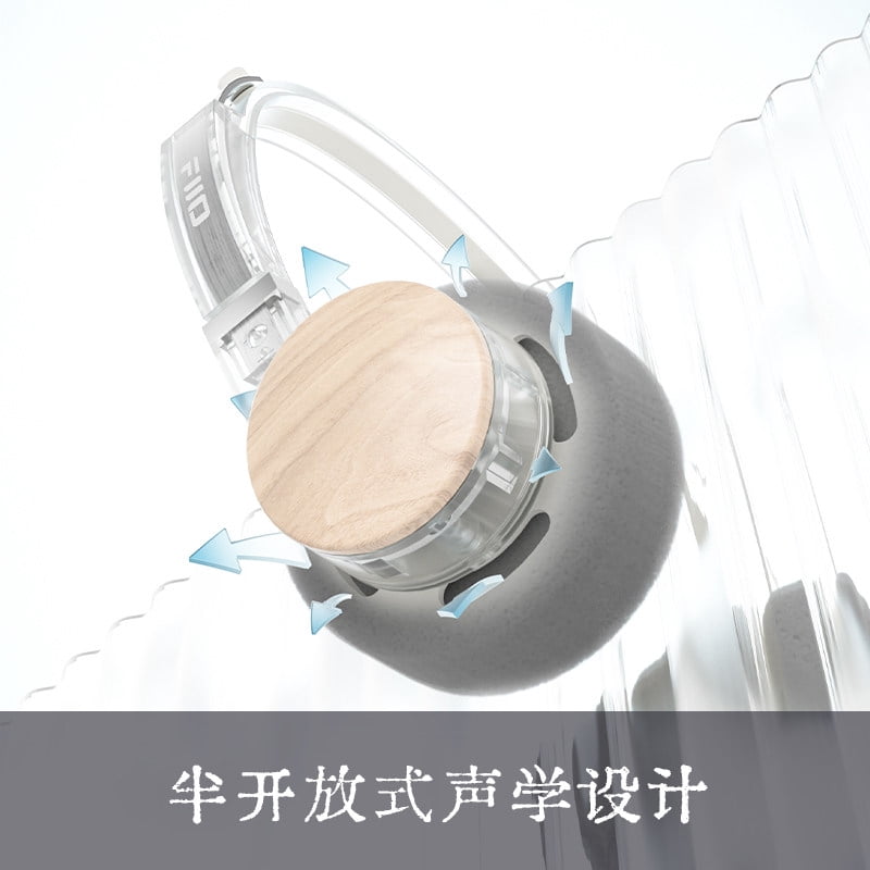 Wooden Cup Retro Bluetooth Headphones with LDAC & Bluetooth 6.0, Gaming Over-Ear Headphones with Custom-Tuned Esports Sound