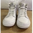 thumbnail image 4 of Ni - ke Ni - ke Air Jordan Retro 1 White/Cool Grey 554724-120 Men’s Size 10 US, 4 of 5