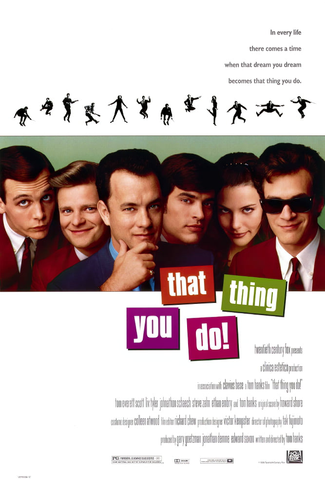 REGULAR STYLE MOVIE POSTER SIZE: 24" x 36" Details about   THAT THING YOU DO 