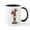 White/Black Inside, variant on CafePress - Girly Apricot Poodle Mug - 11 oz Ceramic Mug - Novelty Coffee Tea Cup