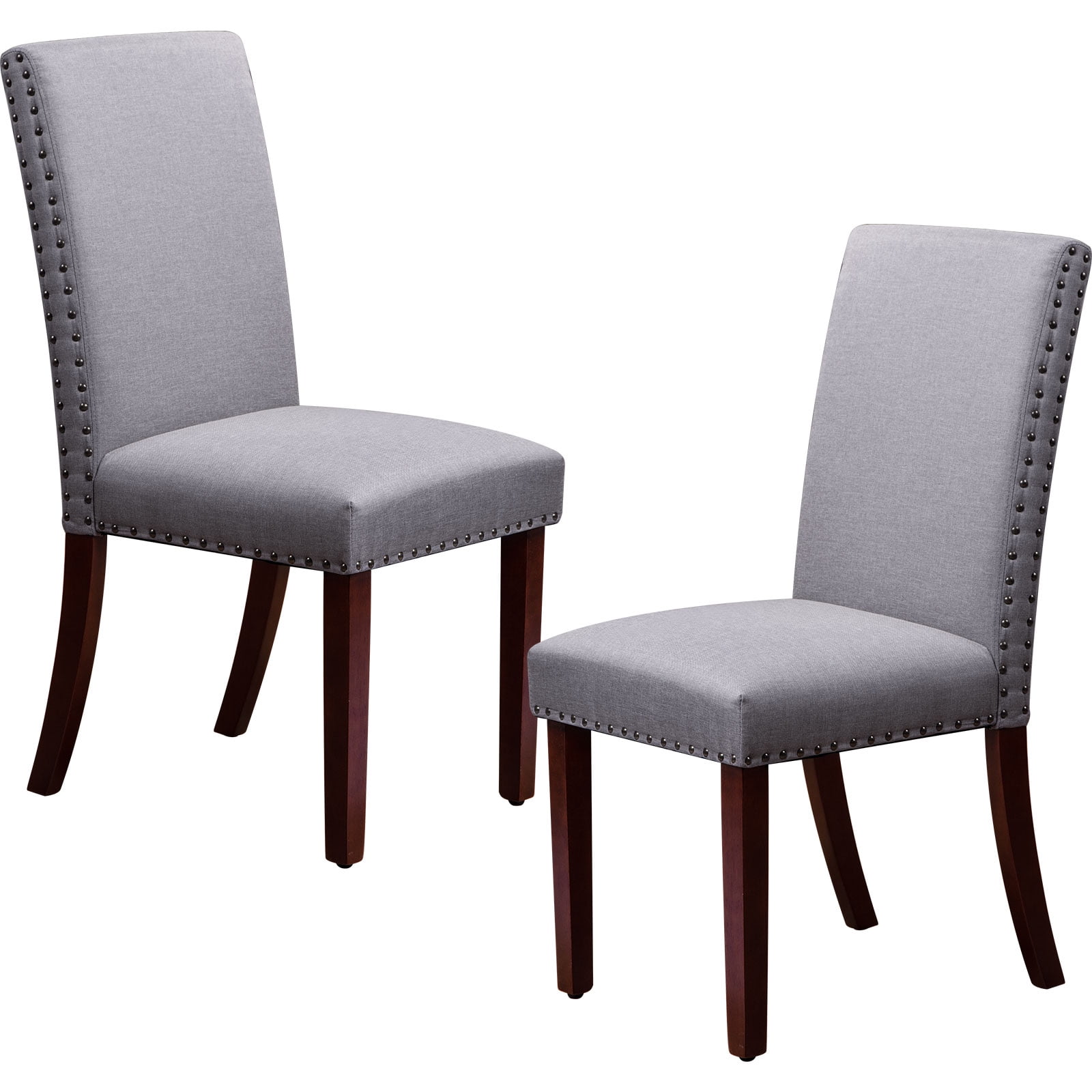 Nopurs Dining Chairs Dining Room Chairs with Rubber Wood Legs and Non
