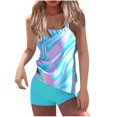 thumbnail image 2 of Tejiojio Plus Size Swimming Suits for Women Clearances Ladies' Swimming Costume Padded Swimsuit Monokini Swimwear Push Up Bikini Sets, 2 of 7
