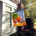 thumbnail image 2 of Carolines Treasures CK1932CHF Automne Rouge Teckel Drapeau Toile Maison Taille, 2 of 4