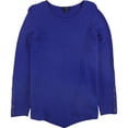 thumbnail image 1 of Alfani Pull-Over Côtelé pour Femmes Bleu Foncé 0X, 1 of 3