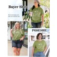 thumbnail image 2 of XCHQRTI Be Kind Womens Shirt Plus Size Graphic Tees Short Sleeve O Neck Summer Casual T Shirt, 2 of 7