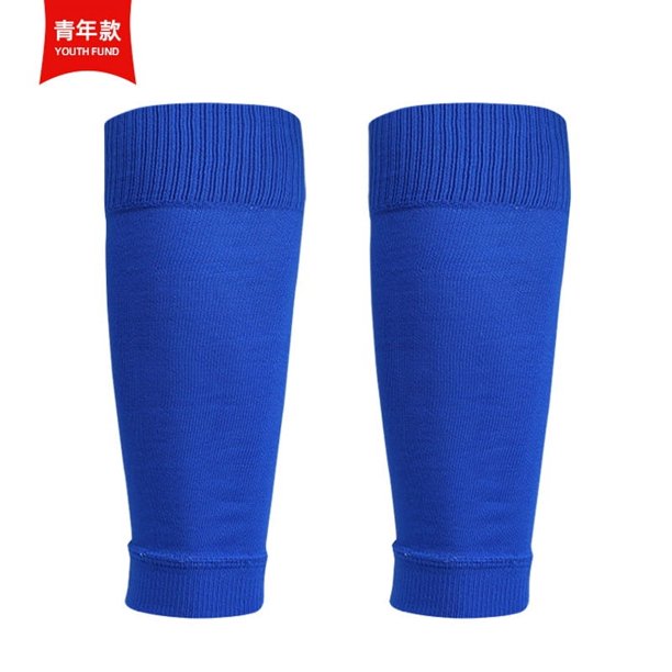 Ficarrico - Mangas para calcetines de fútbol, protectores de espinillas, calcetines con agarre para espinillas, mangas para calcetines de pierna para niños y jóvenes unisex
