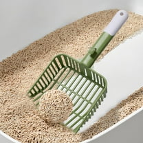 kladzum Cats Litter Scoopers, Long Handle Cats Scoopers, Cats Litter Shovel Large Fine Hole Poop Shoveling Artifact Special Cats Litter Shovel Suitable for Cats Litter Box Poop Shoveling