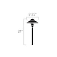 thumbnail image 4 of Kichler Landscape 22"H 2700K LED Black Dome Path Light, 4 of 4