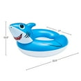 thumbnail image 3 of Bluescape Blue Shark Split Inflatable Swim Ring Pool Float for Kids, Ages 3 to 6, Unisex, 3 of 6