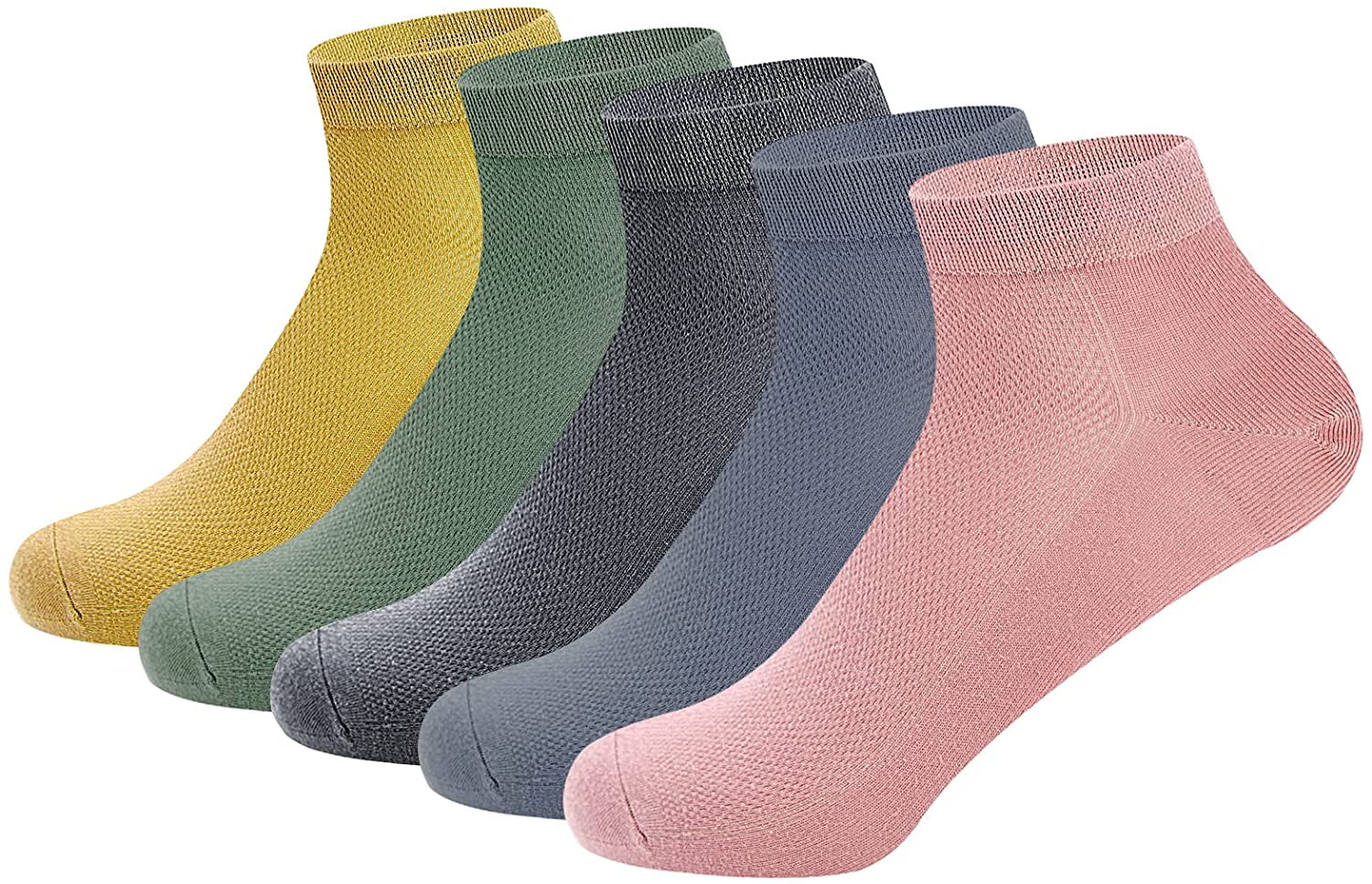 4 Pair Peds Eco Friendly Bamboo Womens Ankle Socks Great Quality 5-10 