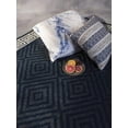 thumbnail image 4 of Furnish My Place Outdoor Collection Geometric Area Rug - 2 ft. x 3 ft. Navy, Contemporary Style Water Proof Rug for Garden, Bedroom, Patio, Balcony, 4 of 7