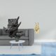 thumbnail image 2 of Escultura Sujetalibros Con Gestos, Decoración Creativa Para El Hogar, Soporte Para Libros, Estante De Armario Decorativo Para Sala De Estar, Estatua De Dedo, 2 of 8