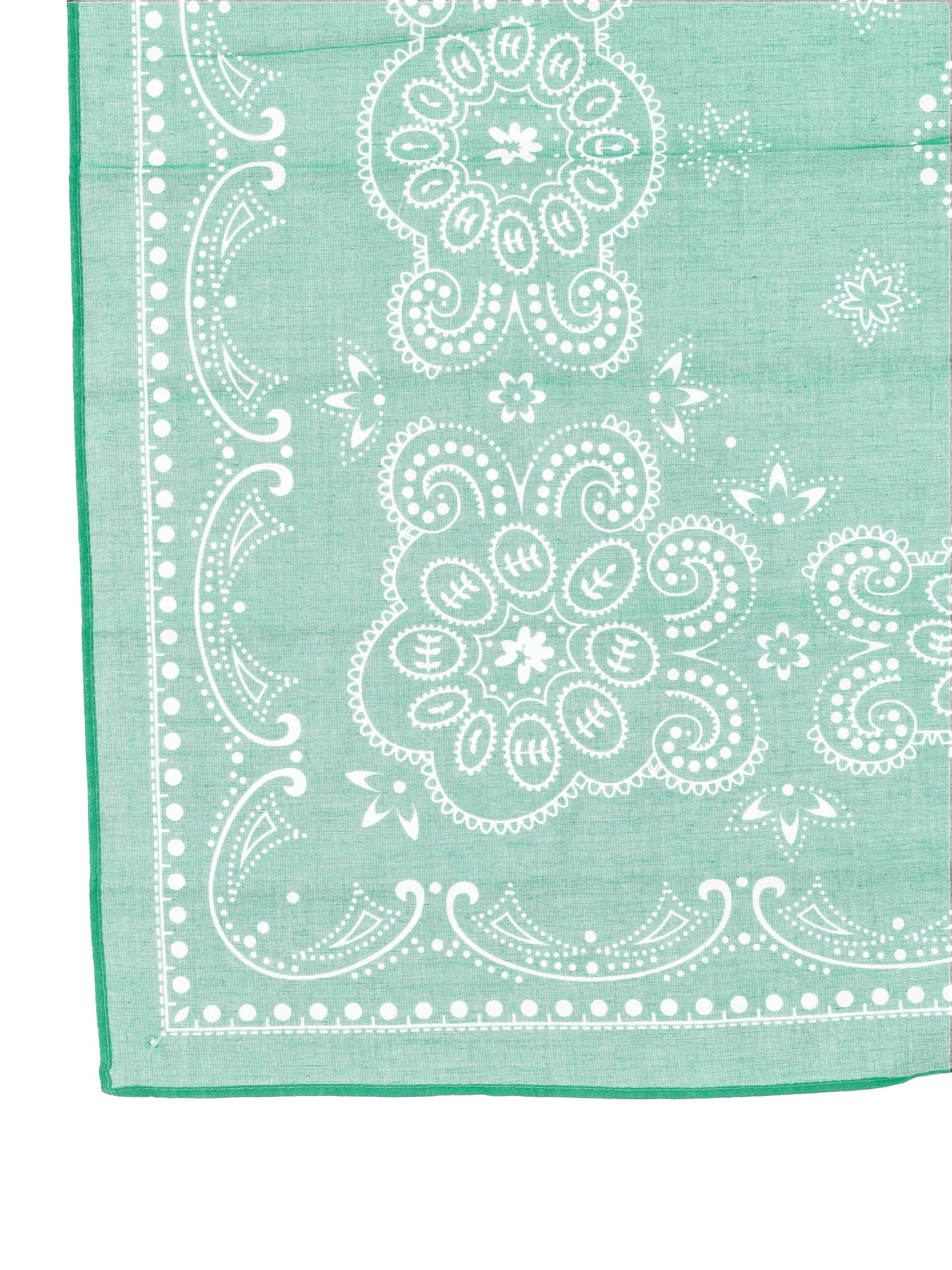 Time and Tru Women's Western Star Bandana, Kelly Green, One Size Fits Most